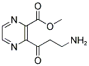 3-(3-AMINO-PROPIONYL)-PYRAZINE-2-CARBOXYLIC ACID METHYL ESTER 结构式