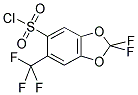 2,2-DIFLUORO-6-(TRIFLUOROMETHYL)BENZO-[1,3]-DIOXOLE-5-SULFONYL CHLORIDE 结构式