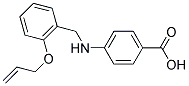 4-((2-(ALLYLOXY)BENZYL)AMINO)BENZOIC ACID 结构式