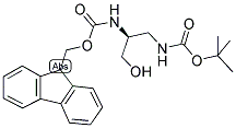 Fmoc-L-Dap(Boc)-ol 结构式