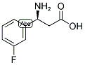 (S)-3-氨基-3-(3-氟苯基)-丙酸 结构式