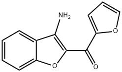 2-(呋喃-2-羰基)-1-苯并呋喃-3-胺 结构式