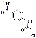 4-(2-氯乙酰胺)-N,N-二甲基苯甲酰胺 结构式