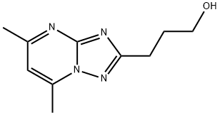3-{5,7-二甲基-[1,2,4]三唑并[1,5-A]嘧啶-2-基}丙-1-醇 结构式