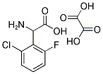 AMINO(2-CHLORO-6-FLUOROPHENYL)ACETIC ACID OXALATE 结构式