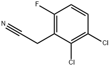 2-(2,3-二氯-6-氟苯基)乙腈 结构式