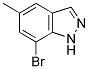 7-Bromo-5-methyl-1H-indazole 结构式