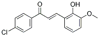 4'-CHLORO-2-HYDROXY-3-METHOXYCHALCONE 结构式