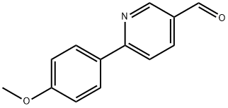 6-(4-甲氧基苯基)烟醛 结构式