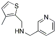 (3-METHYL-THIOPHEN-2-YLMETHYL)-PYRIDIN-3-YLMETHYL-AMINE 结构式