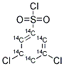 3,5-DICHLOROBENZENE SULFONYL CHLORIDE, [RING-14C(U)] 结构式
