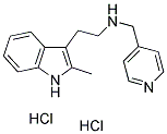 N-[2-(2-METHYL-1H-INDOL-3-YL)ETHYL]-N-(PYRIDIN-4-YLMETHYL)AMINE DIHYDROCHLORIDE 结构式