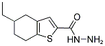 5-ETHYL-4,5,6,7-TETRAHYDRO-1-BENZOTHIOPHENE-2-CARBOHYDRAZIDE 结构式