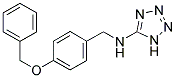 N-(4-(Benzyloxy)benzyl)-1H-tetrazol-5-amine 结构式