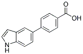 4-(1H-INDOL-5-YL)-BENZOIC ACID 结构式