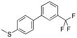 4'-(Methylthio)-3-(trifluoromethyl)-1,1'-biphenyl 结构式
