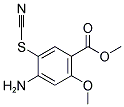 METHYL 4-AMINO-2-METHOXY-5-THIOCYANOBENZOATE 结构式