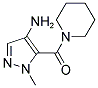 (4-AMINO-2-METHYL-2 H-PYRAZOL-3-YL)-PIPERIDIN-1-YL-METHANONE 结构式