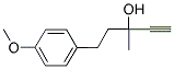 5-(4-Methoxyphenyl)-3-methyl-1-pentyn-3-ol 结构式