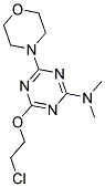 4-(2-CHLOROETHOXY)-N,N-DIMETHYL-6-MORPHOLIN-4-YL-1,3,5-TRIAZIN-2-AMINE 结构式