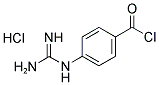 4-GUANIDINOBENZOYL CHLORIDE, HYDROCHLORIDE 结构式
