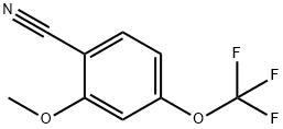 2-甲氧基-4-(三氟甲氧基)苯甲腈 结构式