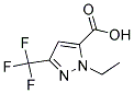 2-ETHYL-5-TRIFLUOROMETHYL-2 H-PYRAZOLE-3-CARBOXYLIC ACID 结构式