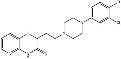 2-(2-[4-(3,4-DICHLOROPHENYL)PIPERAZINO]ETHYL)-2H-PYRIDO[3,2-B][1,4]OXAZIN-3(4H)-ONE 结构式
