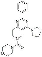 MORPHOLIN-4-YL-(2-PHENYL-4-PYRROLIDIN-1-YL-7,8-DIHYDRO-5H-PYRIDO[4,3-D]PYRIMIDIN-6-YL)-METHANONE 结构式