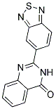 2-(2,1,3-BENZOTHIADIAZOL-5-YL)QUINAZOLIN-4(3H)-ONE 结构式