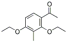 2,4-DIETHOXY-3-METHYLACETOPHENONE 结构式