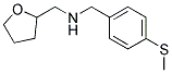 (4-METHYLSULFANYL-BENZYL)-(TETRAHYDRO-FURAN-2-YLMETHYL)-AMINE 结构式