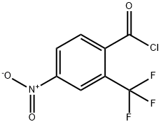 4-硝基-2-三氟甲基苯甲酰氯 结构式