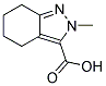 2-METHYL-4,5,6,7-TETRAHYDRO-2H-INDAZOLE-3-CARBOXYLIC ACID 结构式