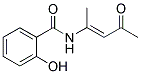 2-HYDROXY-N-(1-METHYL-3-OXO-1-BUTENYL)BENZAMIDE 结构式