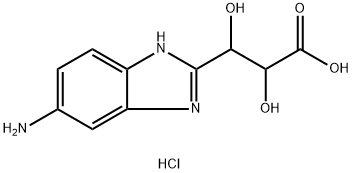 3-(6-氨基-1H-苯并[D]咪唑-2-基)-2,3-二羟基丙酸二盐酸盐 结构式