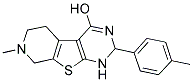 7-METHYL-2-(4-METHYLPHENYL)-1,2,5,6,7,8-HEXAHYDROPYRIDO[4',3':4,5]THIENO[2,3-D]PYRIMIDIN-4-OL 结构式