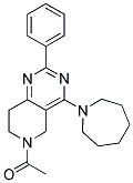 1-(4-AZEPAN-1-YL-2-PHENYL-7,8-DIHYDRO-5H-PYRIDO[4,3-D]PYRIMIDIN-6-YL)-ETHANONE 结构式