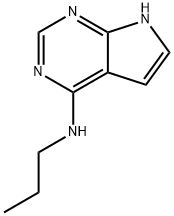 6-PROPYLAMINO-7-DEAZAPURINE 结构式