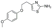 4-[2-(4-METHOXYPHENOXY)ETHYL]-1,3-THIAZOL-2-AMINE 结构式