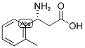 (R)-3-氨基-3-(2-甲基苯基)-丙酸 结构式