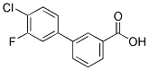 3-(4-CHLORO-3-FLUOROPHENYL)BENZOIC ACID 结构式