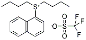 DI-N-BUTYL(NAPHTHYL)SULPHONIUM TRIFLATE 结构式