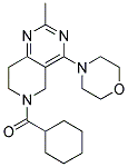 CYCLOHEXYL-(2-METHYL-4-MORPHOLIN-4-YL-7,8-DIHYDRO-5H-PYRIDO[4,3-D]PYRIMIDIN-6-YL)-METHANONE 结构式