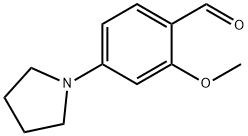 2-METHOXY-4-PYRROLIDIN-1-YL-BENZALDEHYDE 结构式