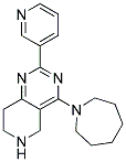 4-Azepan-1-yl-2-pyridin-3-yl-5,6,7,8-tetrahydropyrido[4,3-d]pyrimidine 结构式