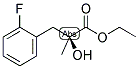 Ethyl (S)-2-hydroxy-2-methyl(2-fluorobenzene)propanoate 结构式
