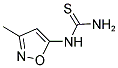 N-(3-METHYLISOXAZOL-5-YL)THIOUREA 结构式