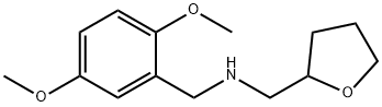 (2,5-DIMETHOXY-BENZYL)-(TETRAHYDRO-FURAN-2-YL-METHYL)-AMINE 结构式