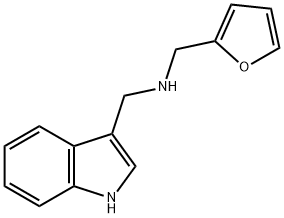 FURAN-2-YLMETHYL-(1H-INDOL-3-YLMETHYL)-AMINE 结构式